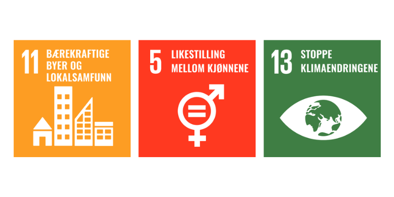 Bankens tre prioriterte bærekraftsmål